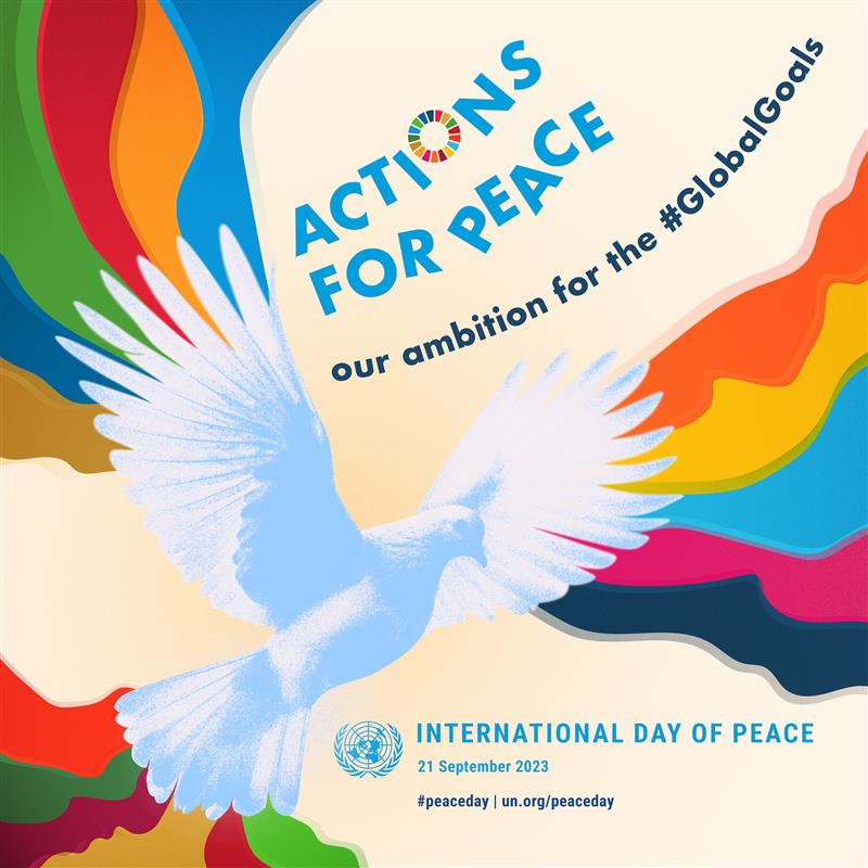 International Day of Peace United Nations / English